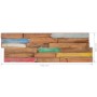 Paneles revestimiento pared 10 uds madera maciza teca 1,03 m² by , Wall covering - Ref: Foro24-326169, Price: 65,86 €, Discou...