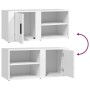 Muebles para TV 2 uds madera contrachapada blanco 80x31,5x36 cm von , TV-Möbel - Ref: Foro24-819437, Preis: 86,87 €, Rabatt: %