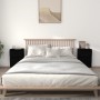 vidaxL Mesitas de noche negras 2 uds 40x35x70 cm by , Nightstands - Ref: Foro24-819695, Price: 82,86 €, Discount: %