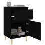 vidaxL Mesitas de noche negras 2 uds 40x35x70 cm by , Nightstands - Ref: Foro24-819695, Price: 82,86 €, Discount: %