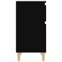 vidaxL Mesitas de noche negras 2 uds 40x35x70 cm by , Nightstands - Ref: Foro24-819695, Price: 82,86 €, Discount: %