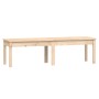 Banco de jardín de 2 plazas madera maciza pino 159,5x44x45 cm de vidaXL, Bancos de jardín - Ref: Foro24-824011, Precio: 77,91...