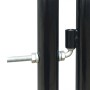 Puerta de valla de jardín negra 100x175 cm von , Gartentore - Ref: Foro24-141686, Preis: 195,51 €, Rabatt: %
