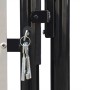 Puerta de valla de jardín negra 100x175 cm von , Gartentore - Ref: Foro24-141686, Preis: 195,51 €, Rabatt: %