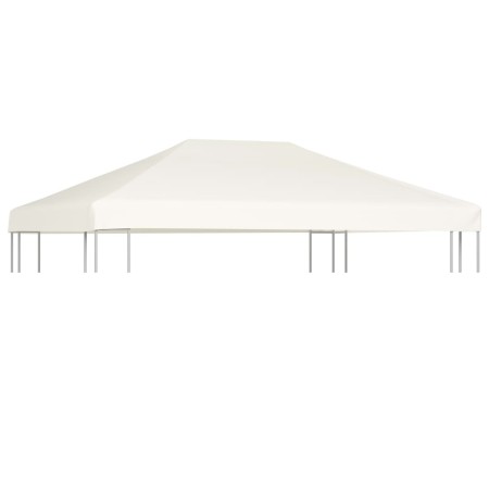 Toldo de cenador 310 g/m² 4x3 m blanco crema von , Abdeckungen für Zelte und Pavillons - Ref: Foro24-44783, Preis: 84,53 €, R...