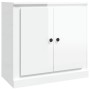 Aparador madera contrachapada blanco brillante 70x35,5x67,5 cm de , Aparadores - Ref: Foro24-816186, Precio: 75,49 €, Descuen...