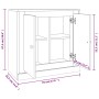 Aparador madera contrachapada blanco brillante 70x35,5x67,5 cm de , Aparadores - Ref: Foro24-816186, Precio: 75,49 €, Descuen...