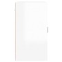 Armario pared madera contrachapada blanco brillo 60x31x60 cm von , Schließfächer und Lagerschränke - Ref: Foro24-812903, Prei...