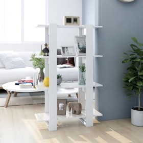 Estantería/divisor de espacios blanco brillante 80x30x123,5 cm by , Bookcases and shelves - Ref: Foro24-811580, Price: 39,65 ...