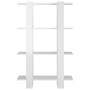 Estantería/divisor de espacios blanco brillante 80x30x123,5 cm von , Bücherregale und Regale - Ref: Foro24-811580, Preis: 39,...