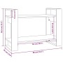 Estantería/divisor de espacios madera maciza pino 80x35x56,5 cm von , Bücherregale und Regale - Ref: Foro24-813894, Preis: 33...