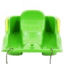 Trineo con frenos polipropileno verde 87x40x18 cm de , Trineos - Ref: Foro24-93715, Precio: 47,04 €, Descuento: %