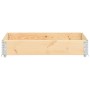 Collar de caja de pallet madera maciza de pino 50x100 cm by , Loading platforms and pallets - Ref: Foro24-310052, Price: 45,0...