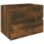Mueble de lavabo contrachapado roble ahumado 60x38,5x45 cm von , Badezimmermöbel - Ref: Foro24-815648, Preis: 47,61 €, Rabatt: %