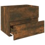 Mueble de lavabo contrachapado roble ahumado 60x38,5x45 cm von , Badezimmermöbel - Ref: Foro24-815648, Preis: 47,61 €, Rabatt: %