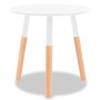 Set de mesas auxiliares 2 unidades madera maciza de pino blanco by , Side tables - Ref: Foro24-244734, Price: 64,95 €, Discou...
