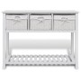 Aparador de almacenaje blanco by , Sideboards - Ref: Foro24-242432, Price: 166,15 €, Discount: %