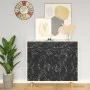 Self-adhesive PVC sheets for furniture in black stone, 500x90 cm. by vidaXL, window films - Ref: Foro24-326143, Price: 26,72 ...