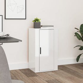 Aparador de madera contrachapada blanco brillante 40x33x70 cm von , Sideboards - Ref: Foro24-819414, Preis: 60,25 €, Rabatt: %