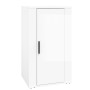 Aparador de madera contrachapada blanco brillante 40x33x70 cm by , Sideboards - Ref: Foro24-819414, Price: 60,25 €, Discount: %