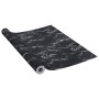 Láminas autoadhesivas muebles PVC piedra negra 500x90 cm de vidaXL, Láminas para ventana - Ref: Foro24-326143, Precio: 22,25 ...