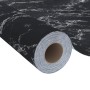 Láminas autoadhesivas muebles PVC piedra negra 500x90 cm de vidaXL, Láminas para ventana - Ref: Foro24-326143, Precio: 22,25 ...