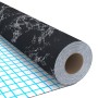 Láminas autoadhesivas muebles PVC piedra negra 500x90 cm de vidaXL, Láminas para ventana - Ref: Foro24-326143, Precio: 22,25 ...