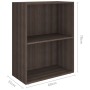 Estantería de madera de ingeniería gris Sonoma 60x31x78 cm by , Bookcases and shelves - Ref: Foro24-340213, Price: 34,58 €, D...