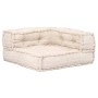 Puf modular de 4 plazas de tela beige von , Kissen für Stühle und Sofas - Ref: Foro24-249398, Preis: 848,96 €, Rabatt: %