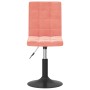 Drehbare Esszimmerstühle 6 Einheiten aus rosa Samt von , Essstühle - Ref: Foro24-3089305, Preis: 300,15 €, Rabatt: %