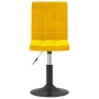 Senfgelbe drehbare Esszimmerstühle aus Samt 6 Stück von , Essstühle - Ref: Foro24-3089307, Preis: 358,79 €, Rabatt: %