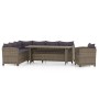 Set de muebles de jardín 3 pzas y cojines ratán sintético gris von , Gartensets - Ref: Foro24-3098168, Preis: 844,35 €, Rabat...
