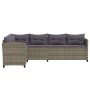 Set de muebles de jardín 3 pzas y cojines ratán sintético gris von , Gartensets - Ref: Foro24-3098168, Preis: 844,35 €, Rabat...