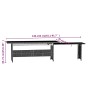 Set de muebles de jardín 3 pzas y cojines ratán sintético gris von , Gartensets - Ref: Foro24-3098168, Preis: 844,35 €, Rabat...