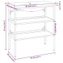 Estructura de baño con lavabo incorporado hierro blanco von , Badezimmerwaschtische - Ref: Foro24-3101375, Preis: 212,71 €, R...