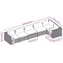 Set de muebles de jardín 6 pzas y cojines ratán sintético gris von , Gartensets - Ref: Foro24-3101709, Preis: 728,38 €, Rabat...