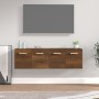 Armarios pared 2 uds contrachapada roble marrón 60x36,5x35cm von , Schließfächer und Lagerschränke - Ref: Foro24-3115635, Pre...