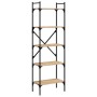 Librería de 5 estantes madera roble Sonoma 56x31,5x174 cm de , Librerías y estanterías - Ref: Foro24-833344, Precio: 61,83 €