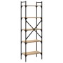 Librería de 5 estantes madera roble Sonoma 56x31,5x174 cm von , Bücherregale und Regale - Ref: Foro24-833344, Preis: 61,88 €,...