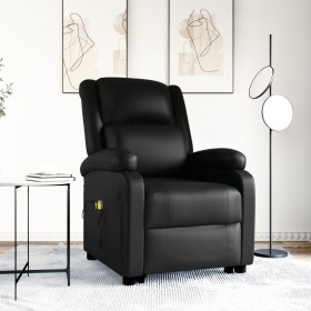 Sillón de masaje elevable cuero sintético negro von , Elektrische Massagesessel - Ref: Foro24-3109457, Preis: 312,26 €, Rabat...