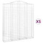 Cestas de gaviones 5 uds forma de arco hierro 200x30x220/240 cm von , Töpfe und Pflanzgefäße - Ref: Foro24-3145559, Preis: 64...