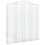 Cestas de gaviones 5 uds forma de arco hierro 200x30x220/240 cm von , Töpfe und Pflanzgefäße - Ref: Foro24-3145559, Preis: 64...