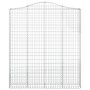 Cestas de gaviones 5 uds forma de arco hierro 200x30x220/240 cm von , Töpfe und Pflanzgefäße - Ref: Foro24-3145559, Preis: 64...