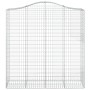Cestas de gaviones 8 uds forma de arco hierro 200x50x200/220 cm von , Töpfe und Pflanzgefäße - Ref: Foro24-3145751, Preis: 1,...