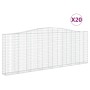 Cestas de gaviones 20 uds forma de arco hierro 400x30x140/160cm von , Töpfe und Pflanzgefäße - Ref: Foro24-3145862, Preis: 3,...