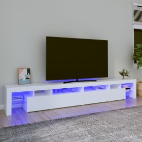 Mueble de TV con luces LED blanco 260x36,5x40 cm von , TV-Möbel - Ref: Foro24-3152818, Preis: 192,41 €, Rabatt: %