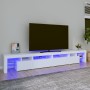 Mueble de TV con luces LED blanco 260x36,5x40 cm von , TV-Möbel - Ref: Foro24-3152818, Preis: 192,41 €, Rabatt: %