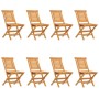 Sillas de jardín plegables 8 uds madera maciza teca 47x63x90 cm von , Gartenstühle - Ref: Foro24-3155048, Preis: 692,39 €, Ra...