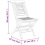 Sillas de jardín plegables 8 uds madera maciza teca 47x63x90 cm von , Gartenstühle - Ref: Foro24-3155048, Preis: 692,39 €, Ra...