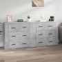 Aparadores 2 uds madera contrachapada gris hormigón von , Sideboards - Ref: Foro24-3185411, Preis: 188,51 €, Rabatt: %